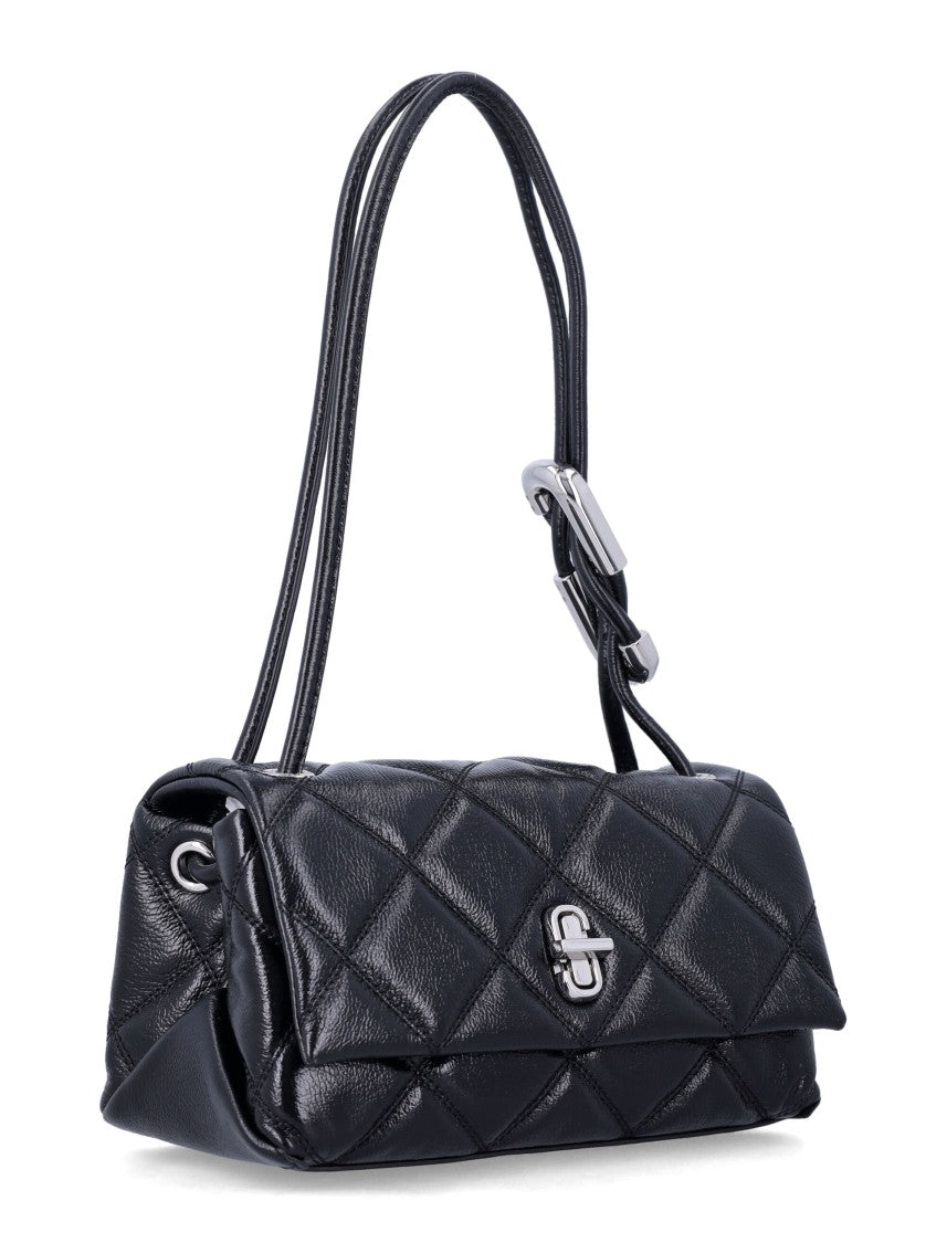 Marc Jacobs Quilted Mini Dual Leather Shoulder Bag