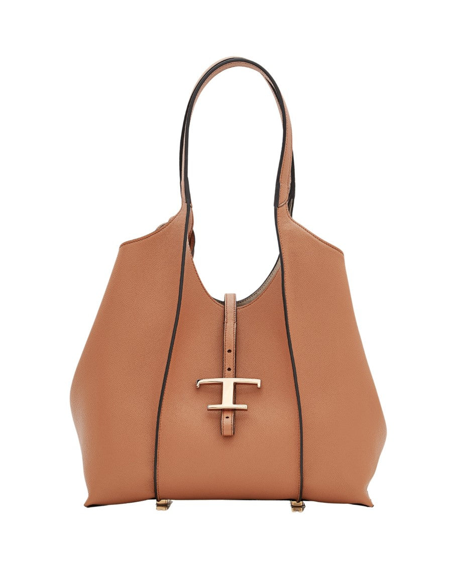 Tod's Small T Leather Shopping Bag