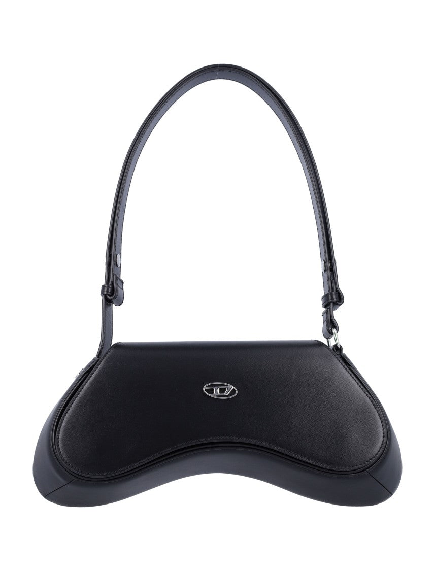 Diesel Black Leather Play Crossbody