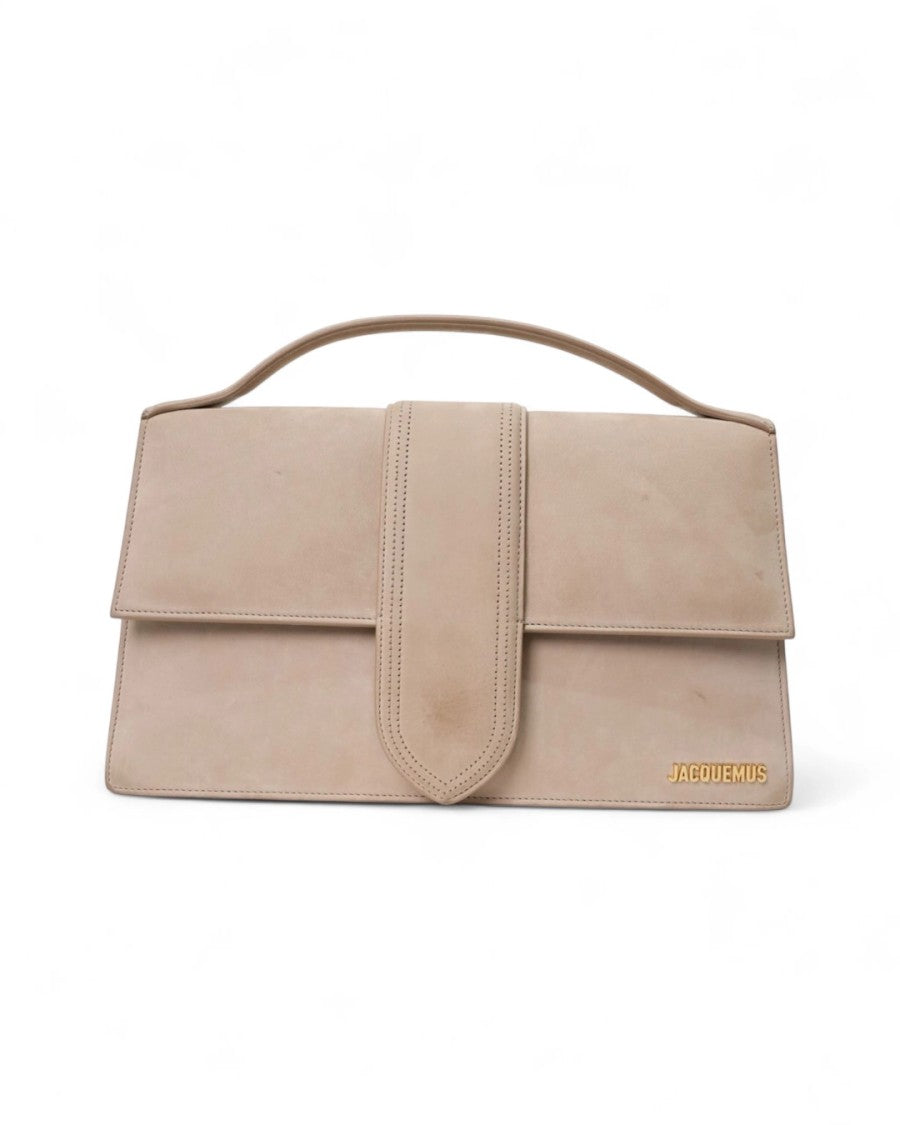 Jacquemus Le Bambinou In Beige Suede