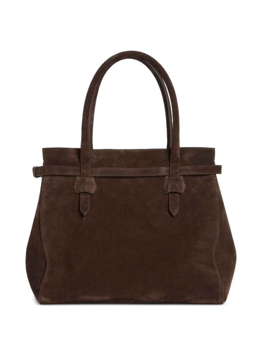 Dsquared2 Structured Brown Suede Tote