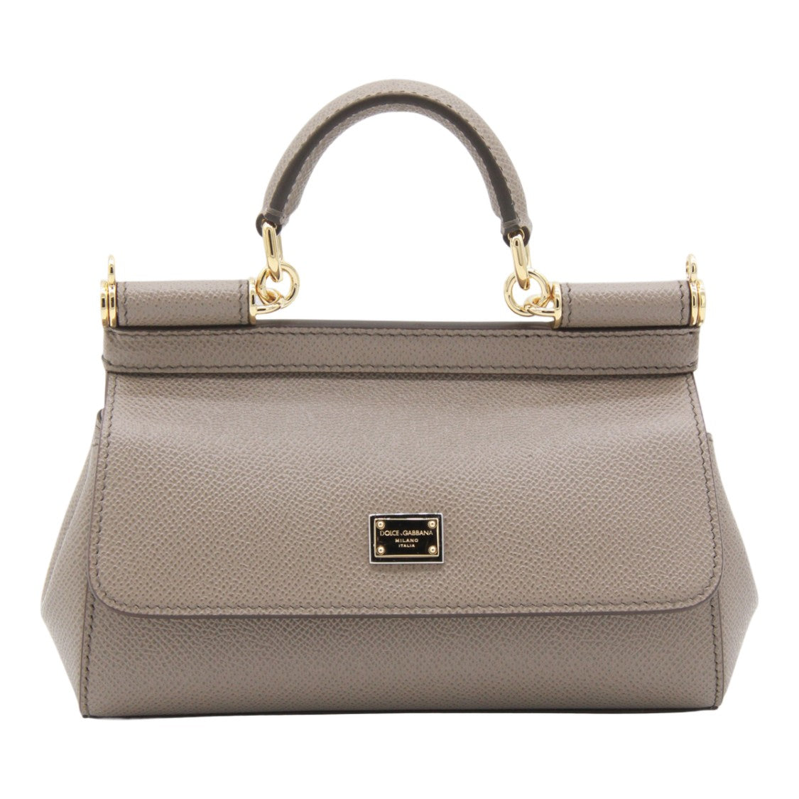 Dolce & Gabbana Structured Handbag With Flap Closure