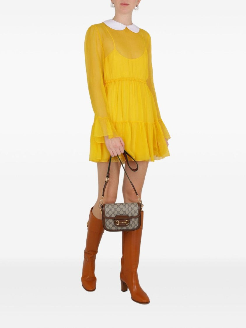 Gucci Beige Canvas Shoulder Bag
