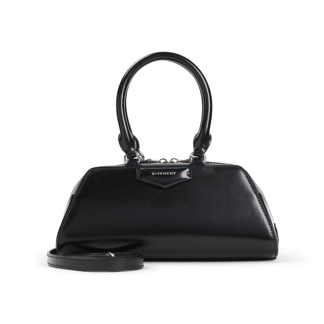 Givenchy Structured Calf Leather Shoulder Bag