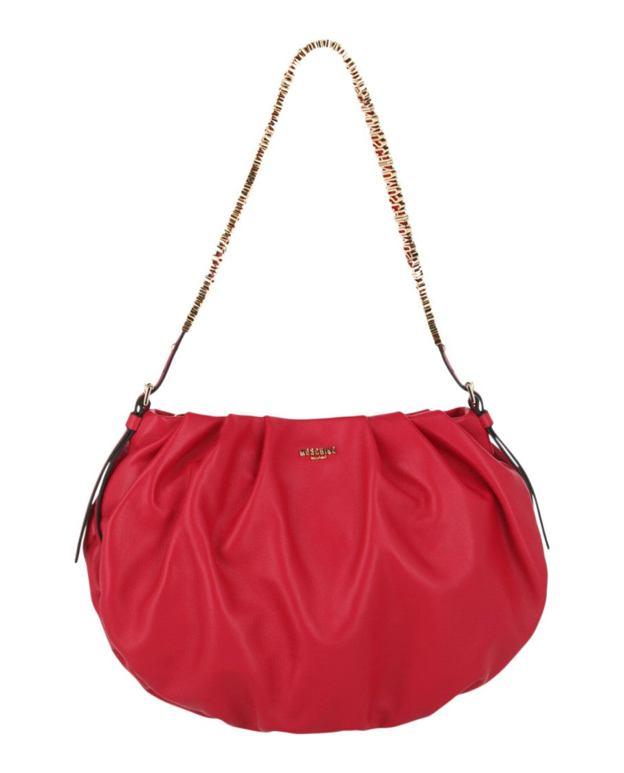 Moschino Mini Lettering Laminated Shoulder Bag