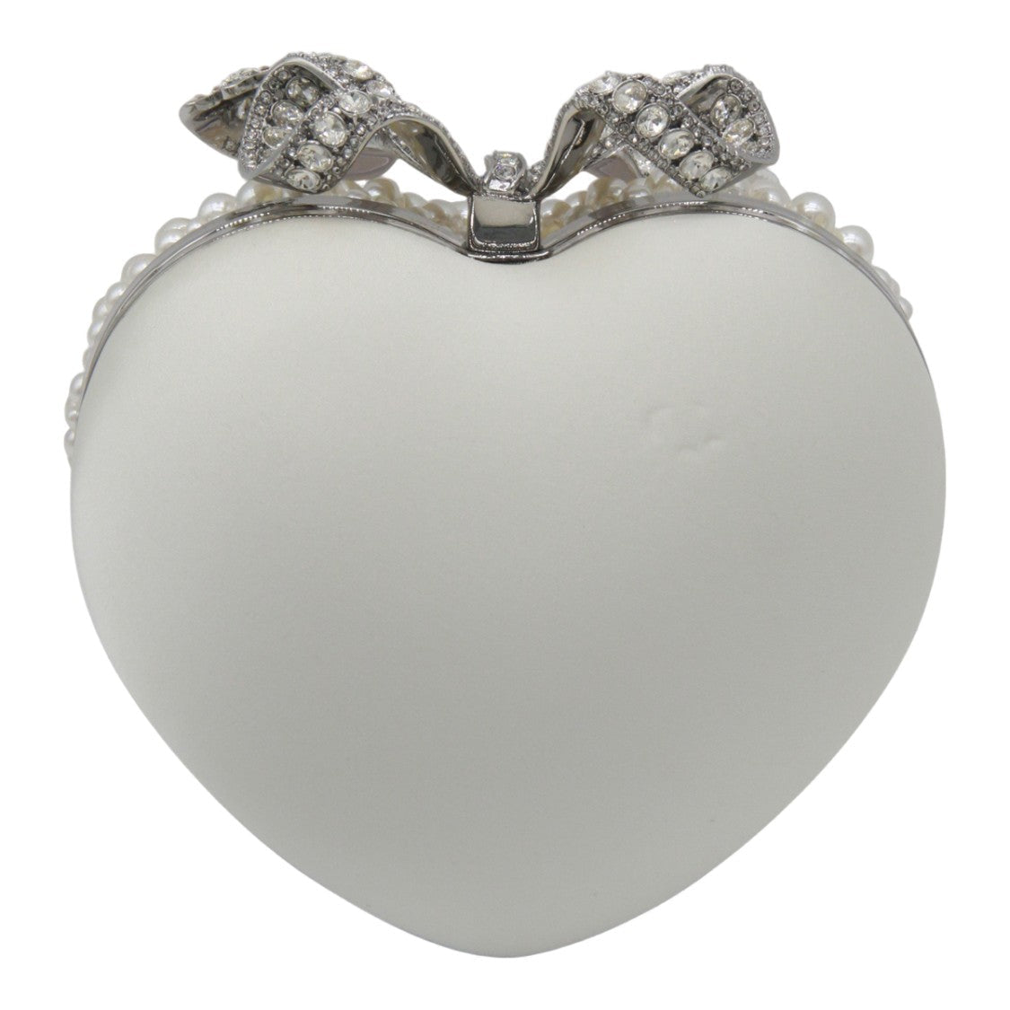 Self-Portrait Heart-Shaped Bag With Pearl Detailing