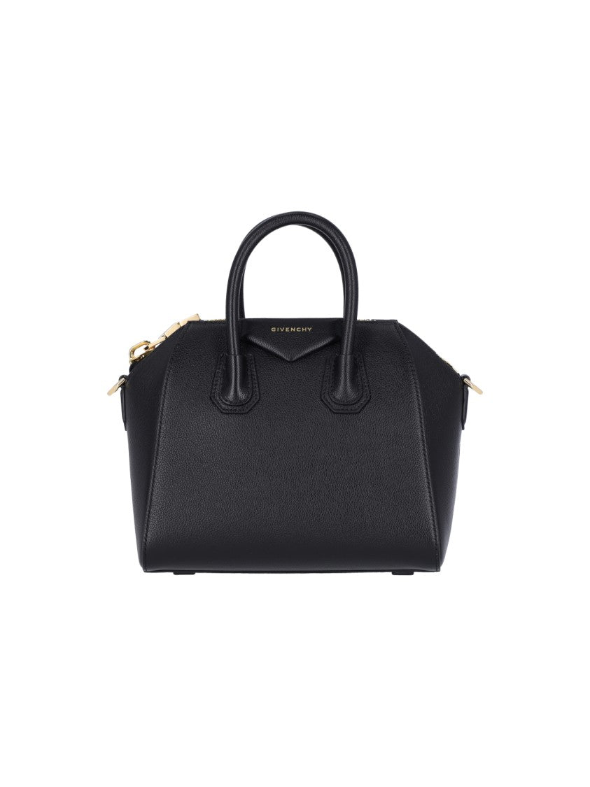 Givenchy Mini "Antigona" Crossbody Bag – Black