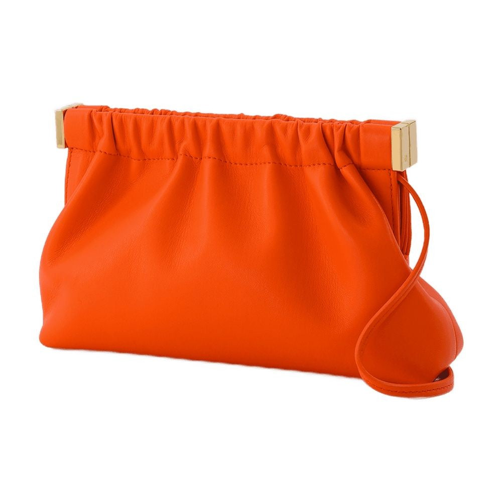 Nanushka Mini Bar Orange Vegan Leather Bag