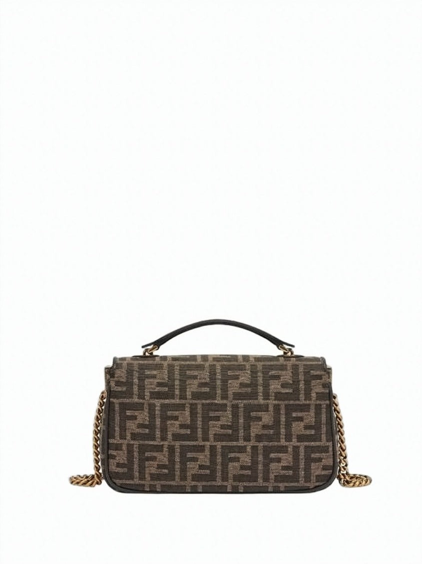 Fendi Signature Monogram Calf Leather Tote Bag