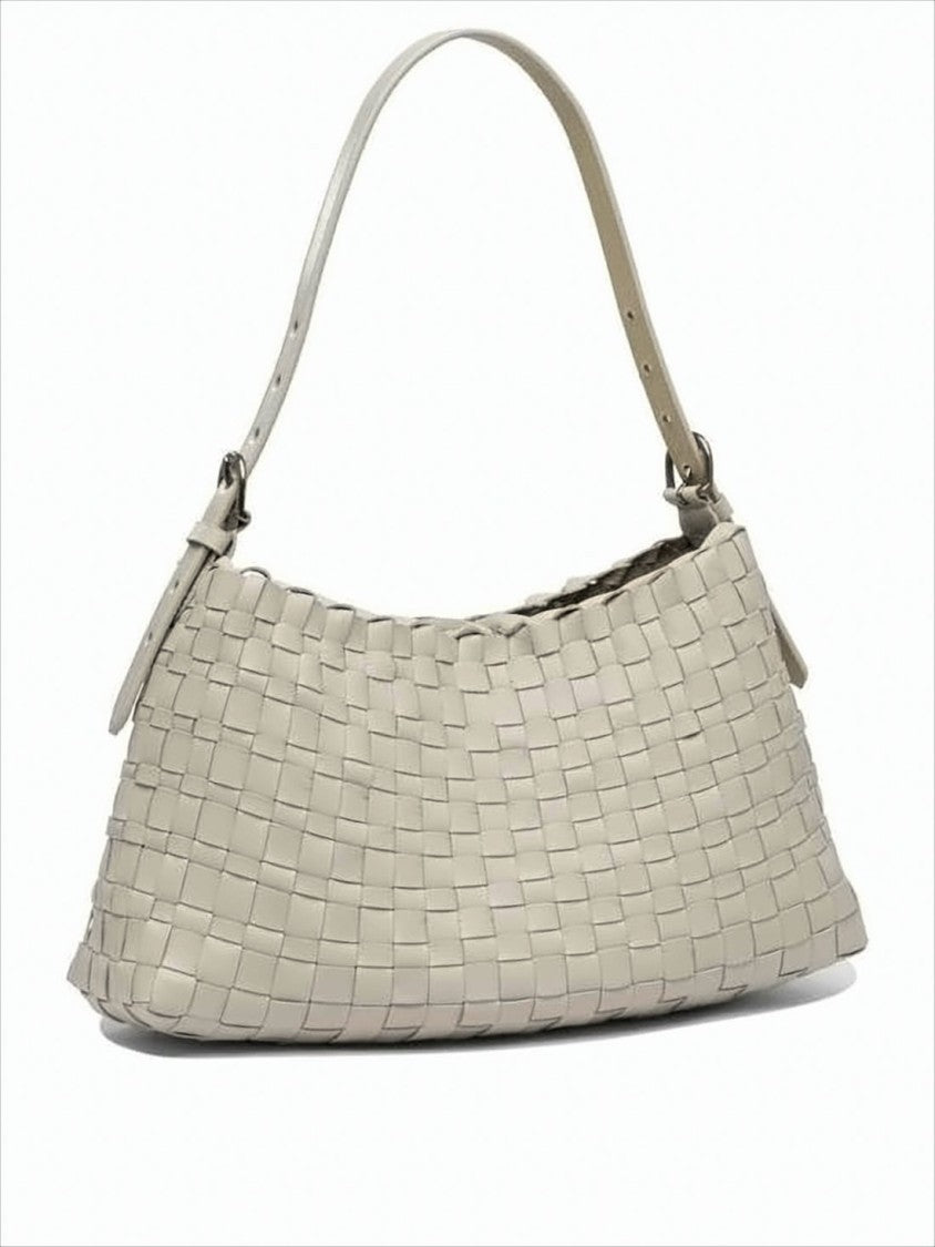 Dragon Diffusion Woven Buffalo Leather Shoulder Bag