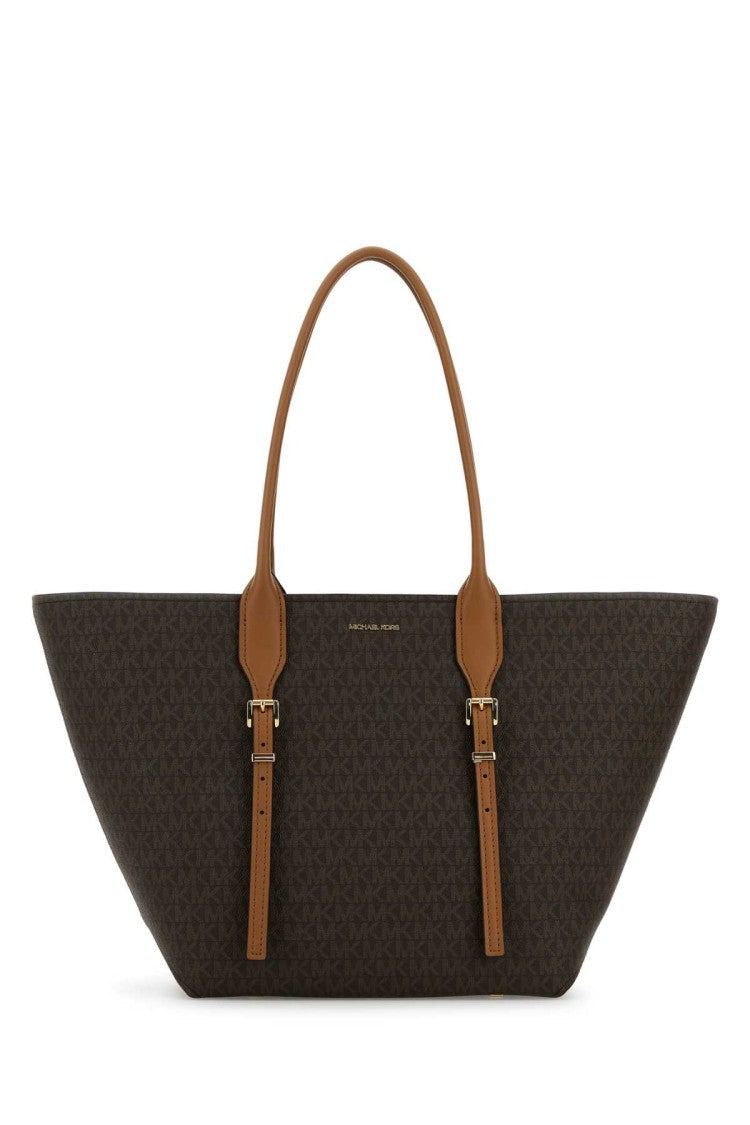 Michael Michael Kors Printed Canvas Moore Shopping Bag