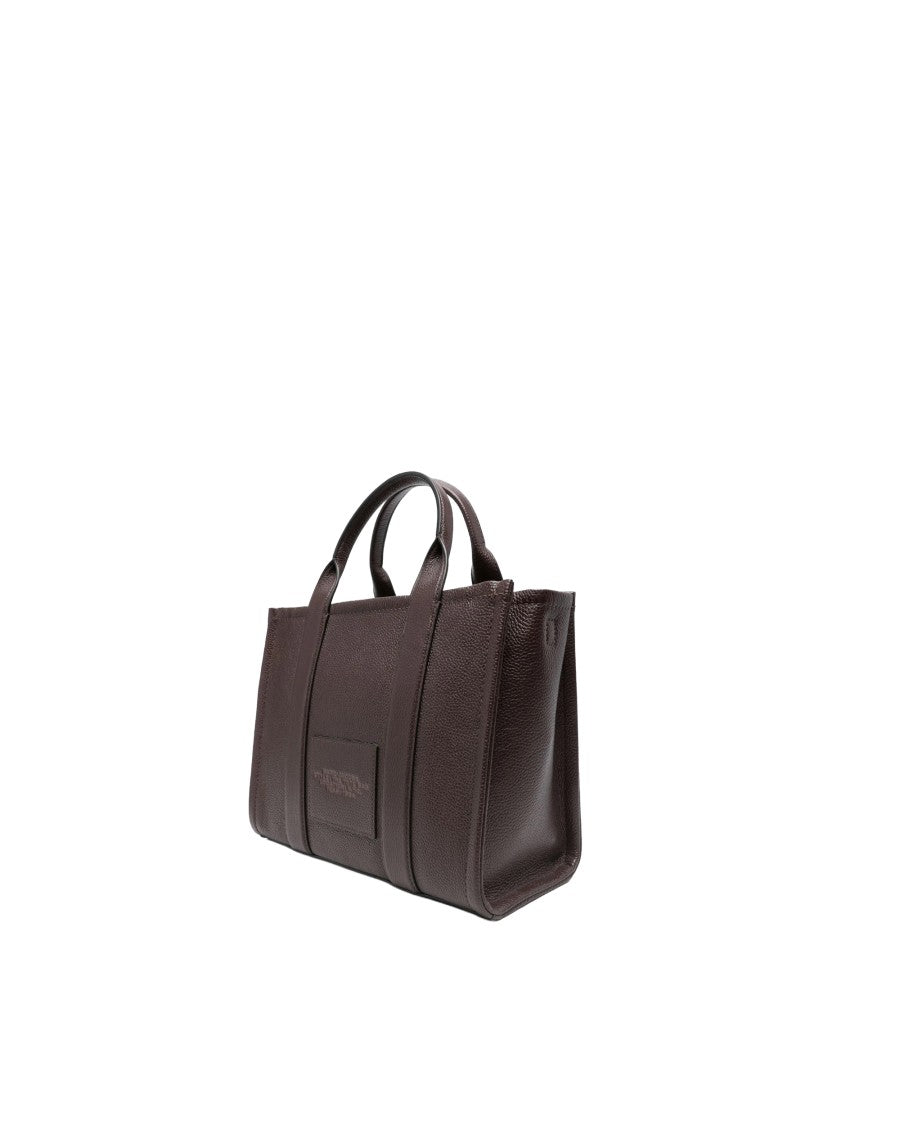 Marc Jacobs Borsa A Mano The Leather Small Tote Bag Ganache
