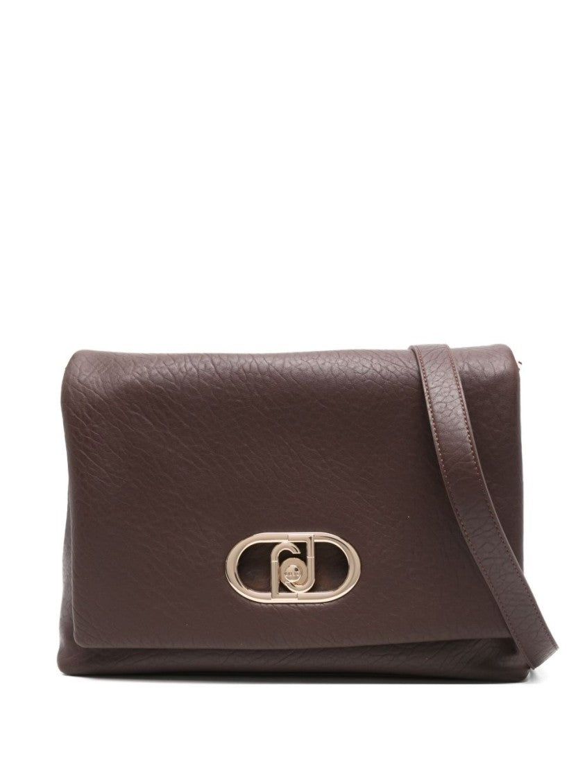 Liu Jo Beige Shoulder Bag With Gold-Tone Chain