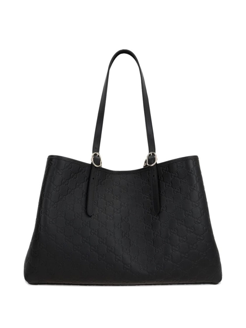 Gucci Gg Emblem Large Tote Bag