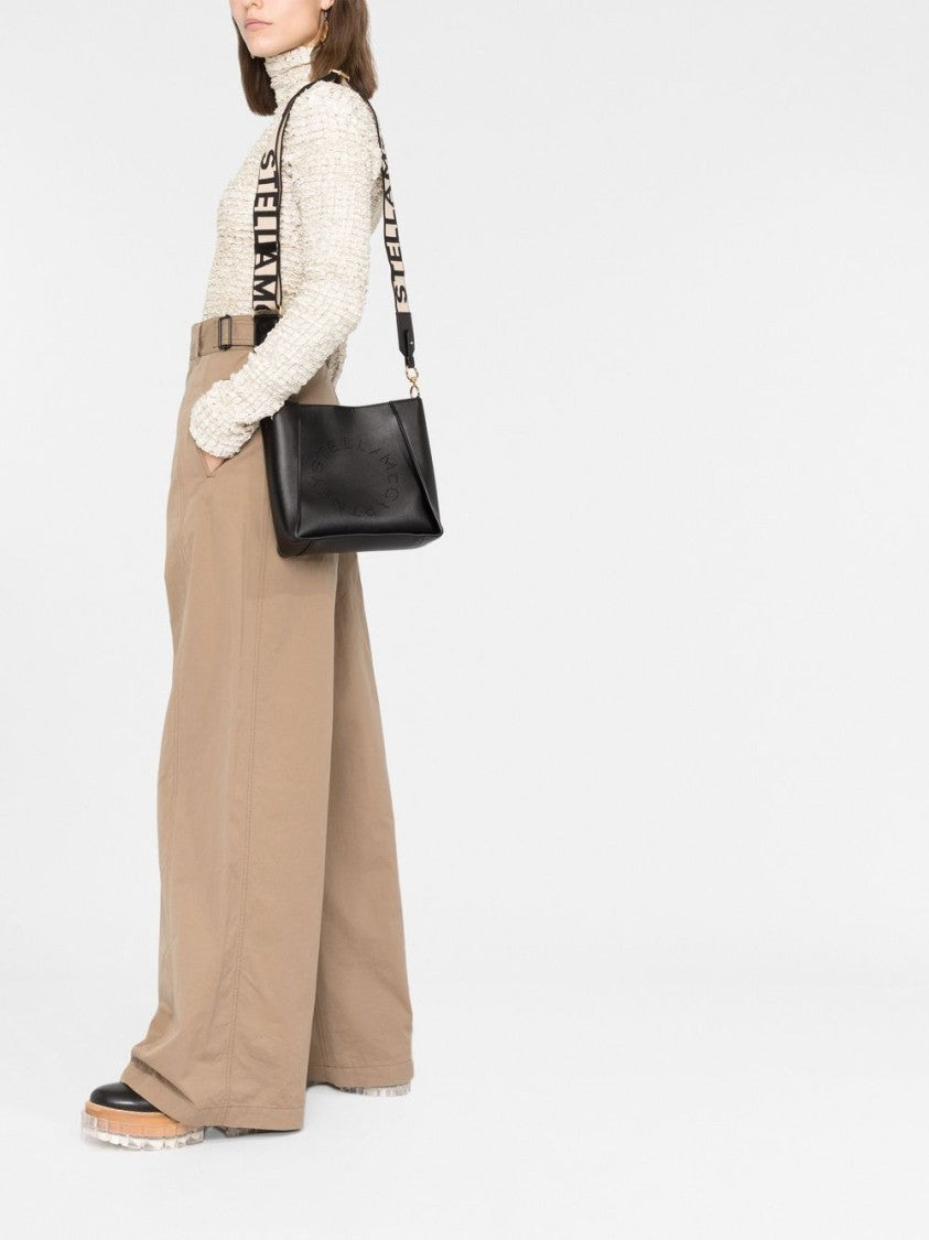 Stella Mccartney Structured Silhouette Bag With Modern Hardware Details