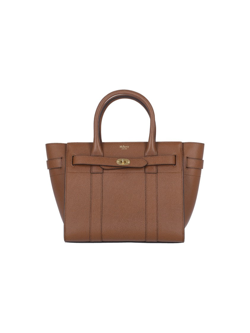 Mulberry Small Structured Shoulder Bag With Gold-Tone Accents