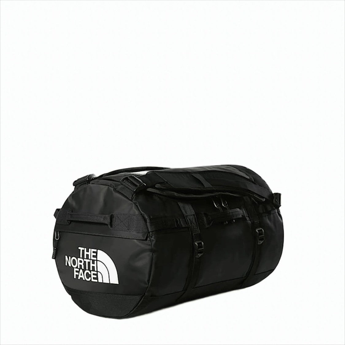 The North Face Cylindrical Black Duffel Bag