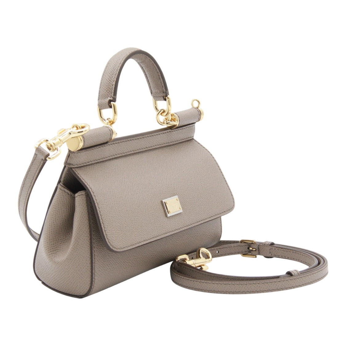Dolce & Gabbana Structured Handbag With Flap Closure