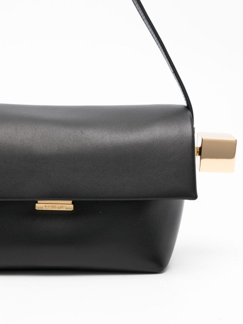 Jacquemus Structured Black Shoulder Bag
