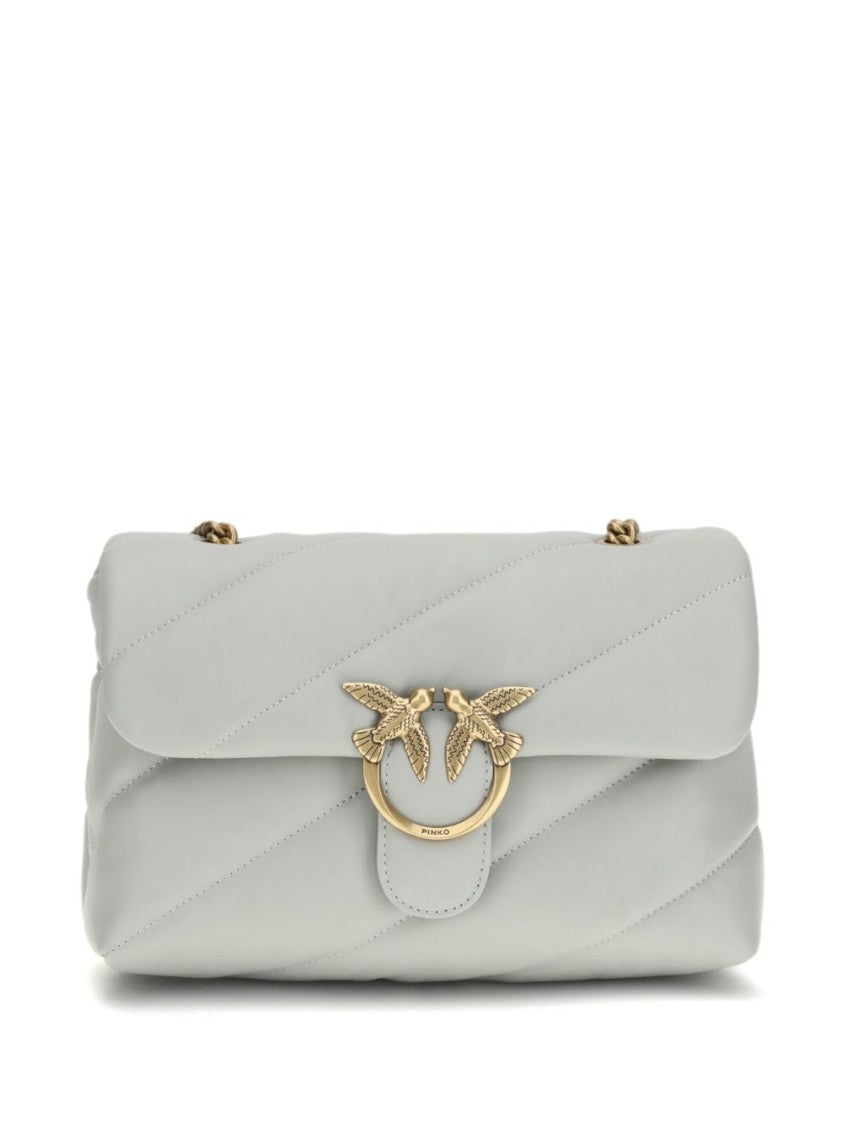 Pinko Quilted Leather Shoulder Bag