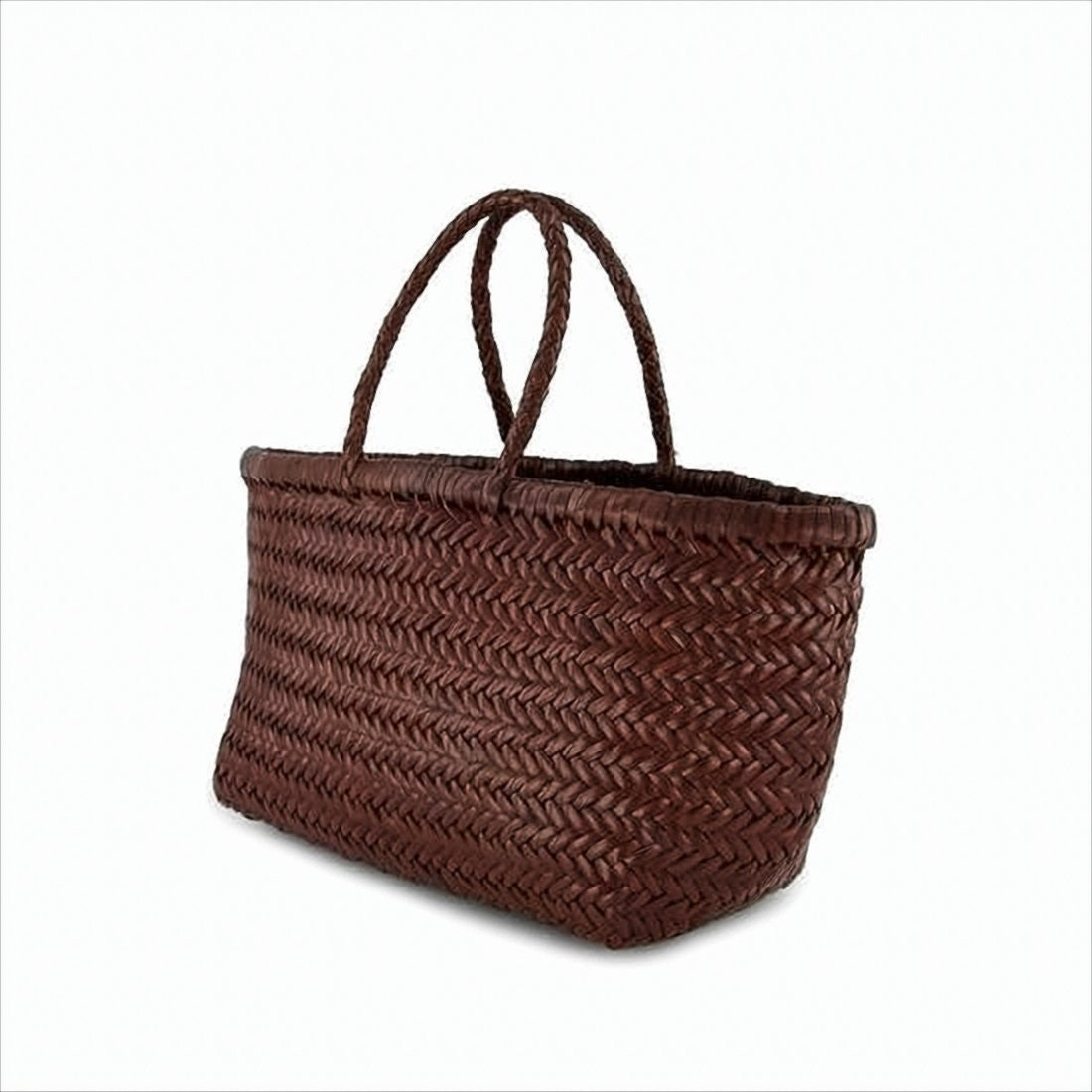 Dragon Diffusion Braided Buffalo Leather Tote Bag