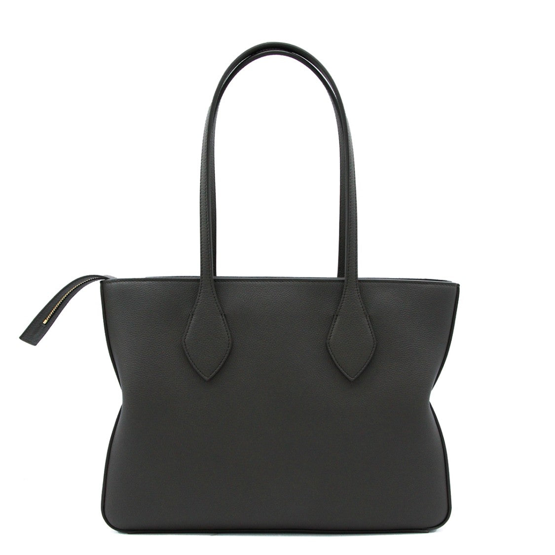 Ferragamo Black Leather Star Tote