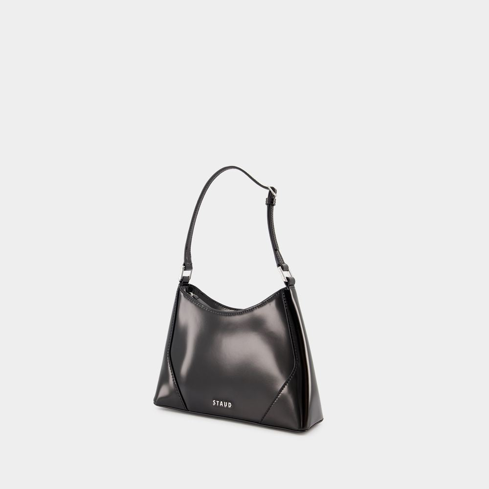 Staud Linda Shoulder Bag - Leather - Black