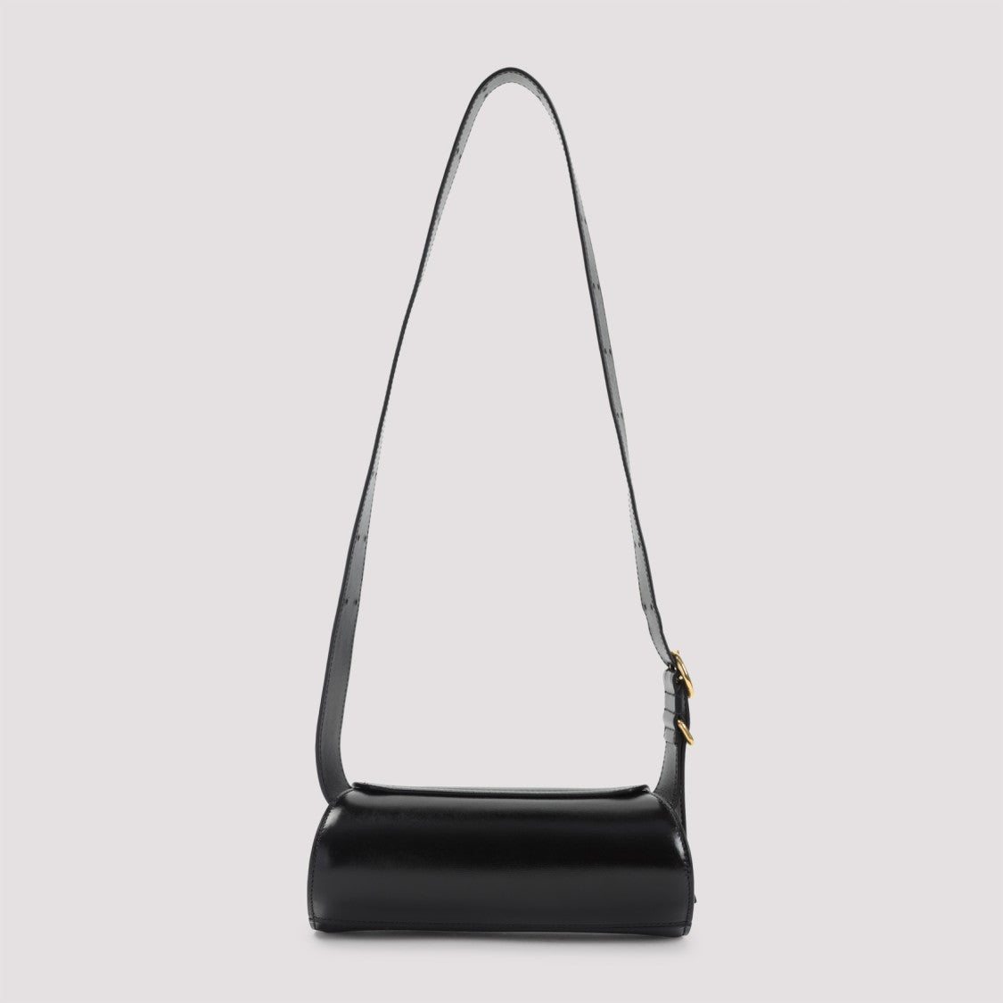 Jil Sander Cannolo Black Nappa Leather Mini Bag