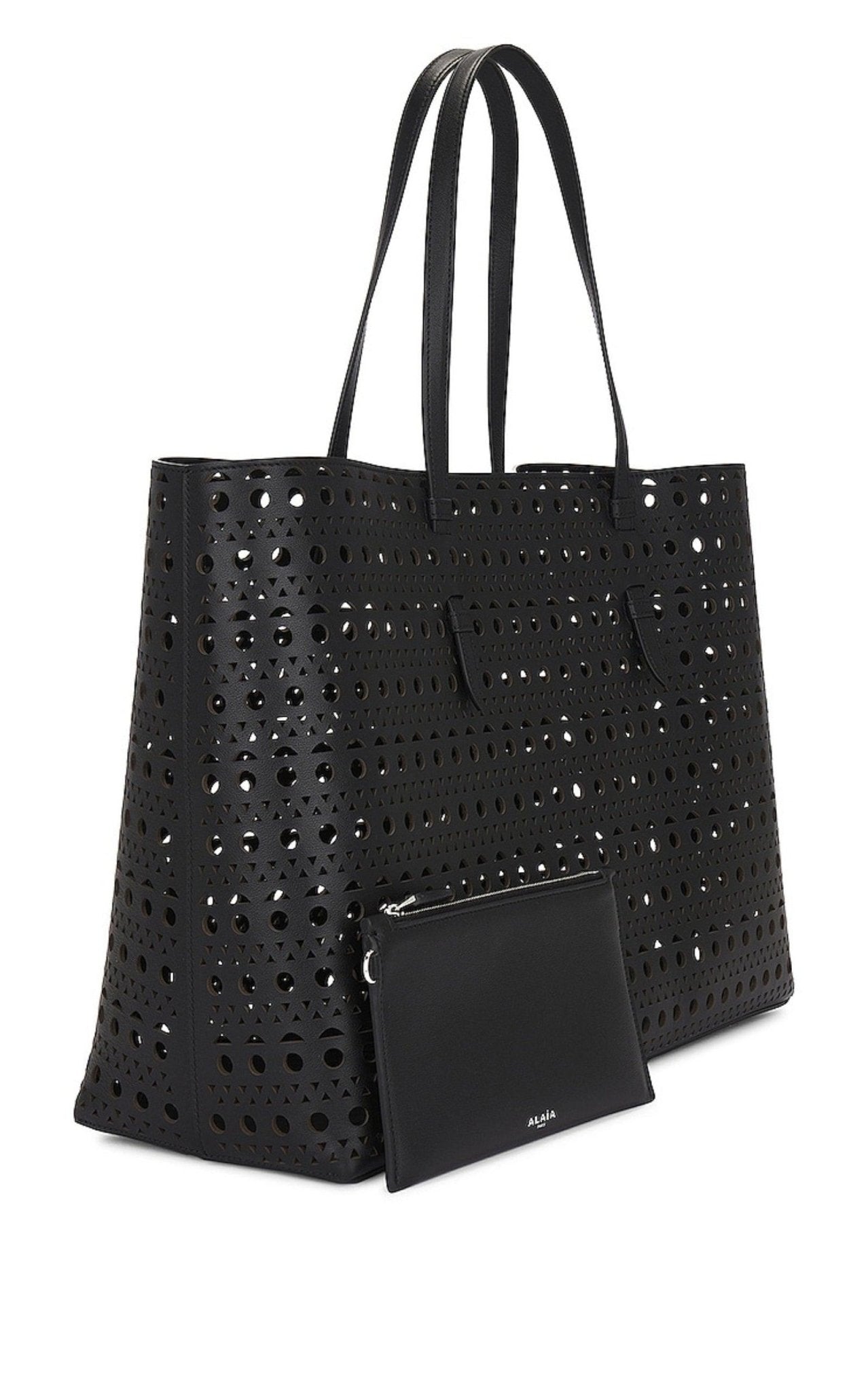 Mina 44 Large Leather Tote Bag