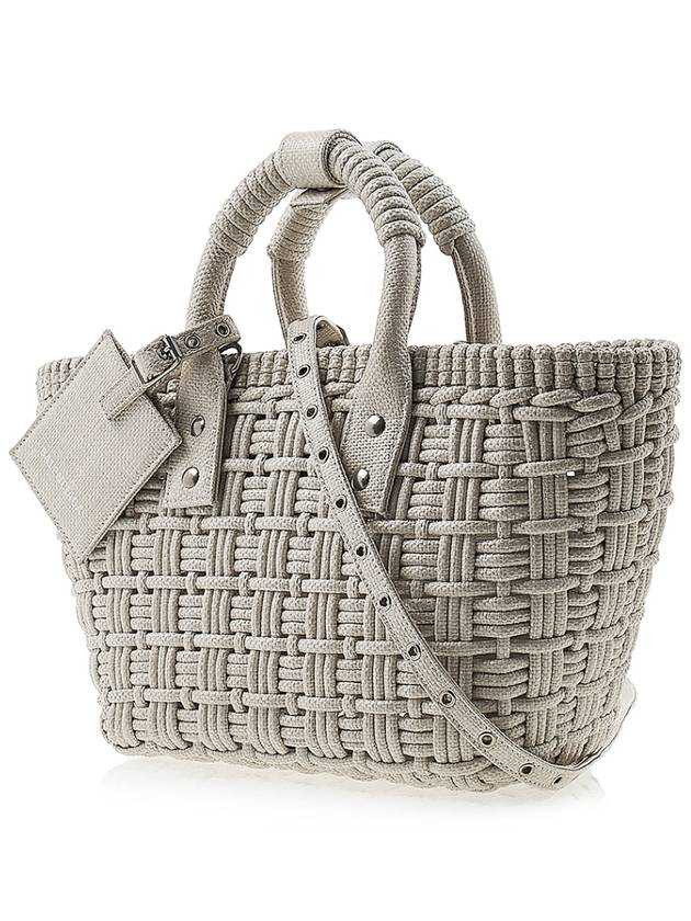 Luxury Balenciaga Trending 2025 Bistro XS Basket Tote Bag Abbey Stone