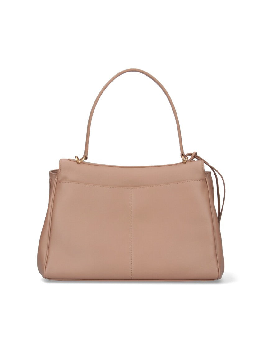 Balenciaga Calfskin Handbag With Gold Hardware