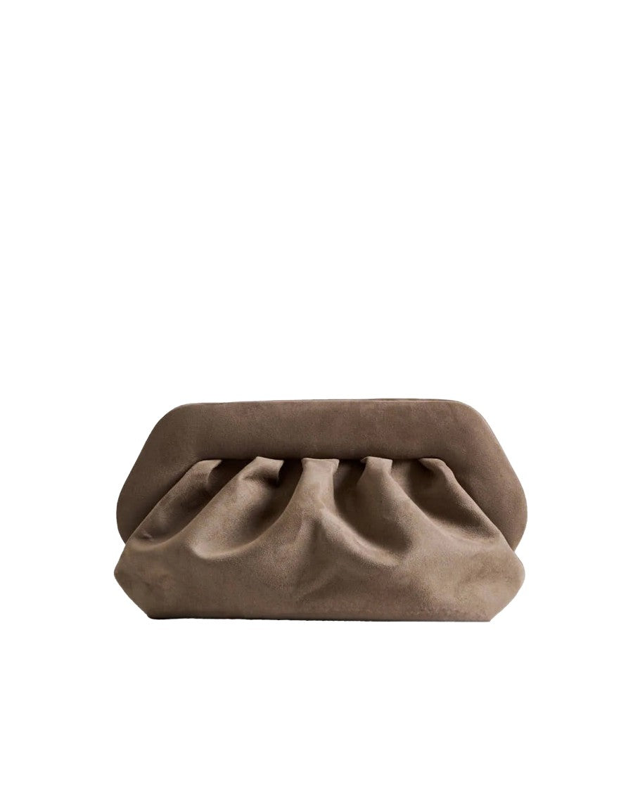 Themoirè Bios Suede Bag In Mud