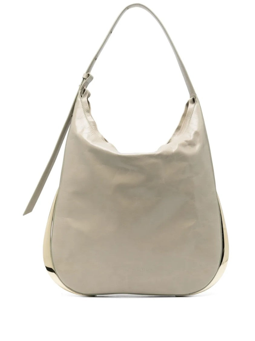 Benedetta Bruzziches Structured Handbag With Top Handle And Detachable Strap