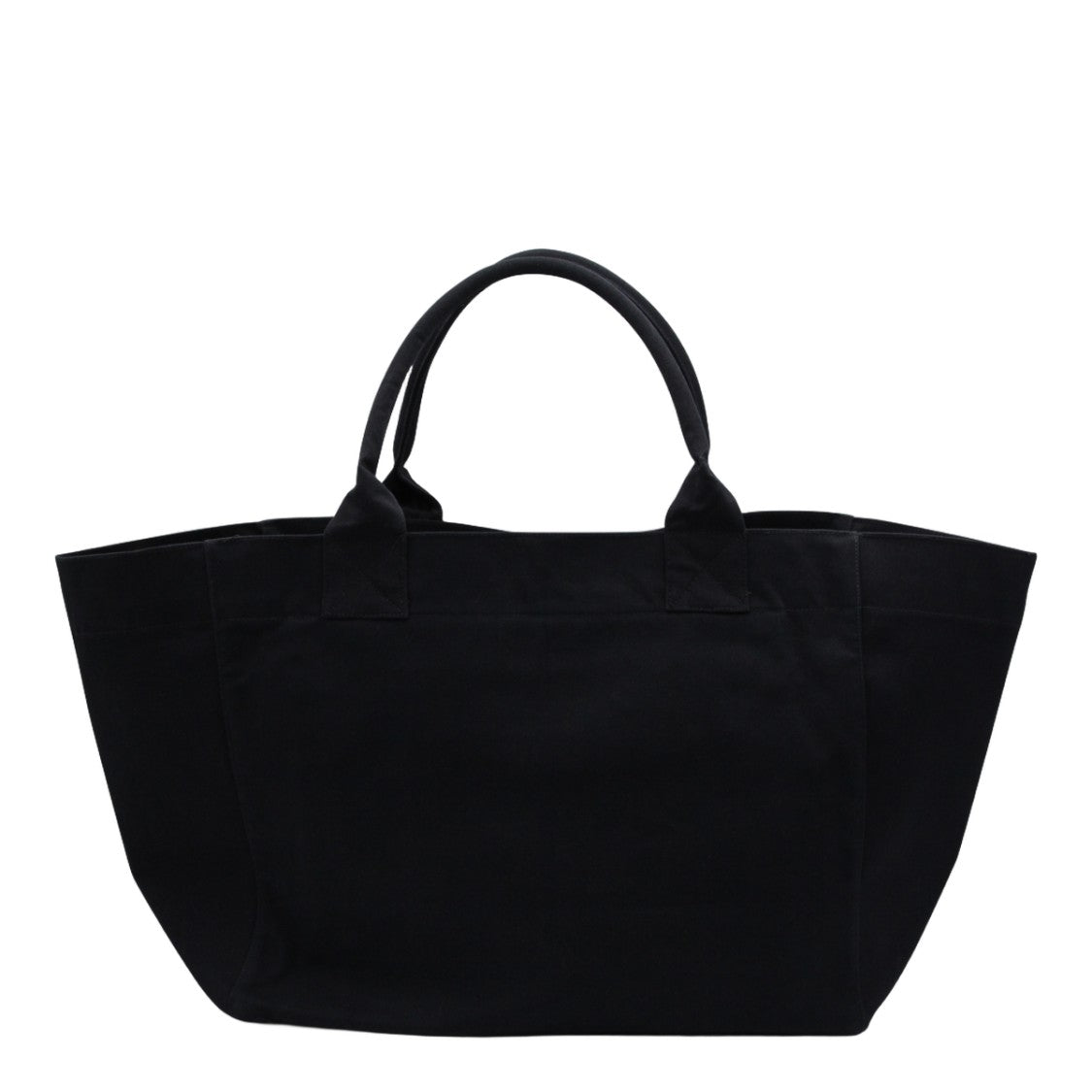 Ganni Spacious Black Tote Bag With Cherry Graphic