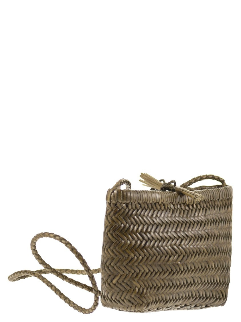 Dragon Minsu - Mini Woven Leather Bag