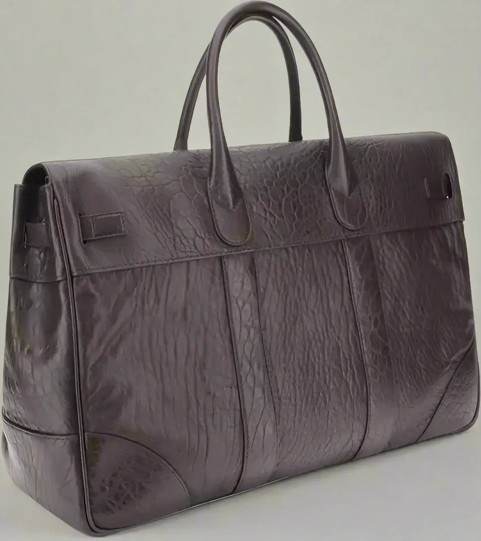 Brunello Cucinelli Men's Leather Country Travel Bag