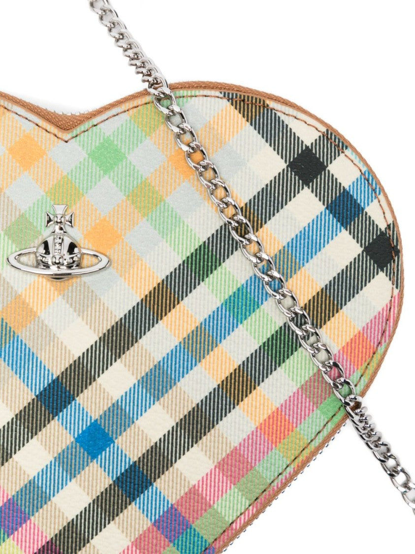 Vivienne Westwood Checked Orb Chain Strap Bag