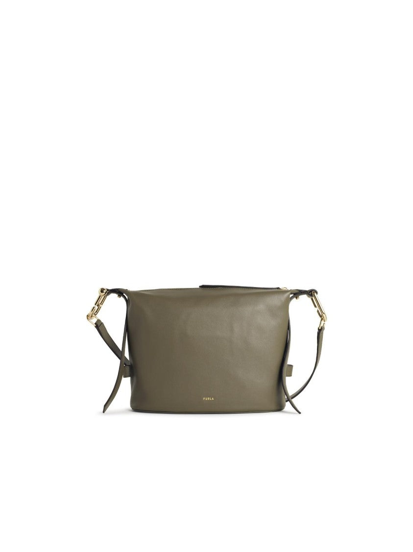 Furla 'Nuvola M' 'Sage' Leather Bag