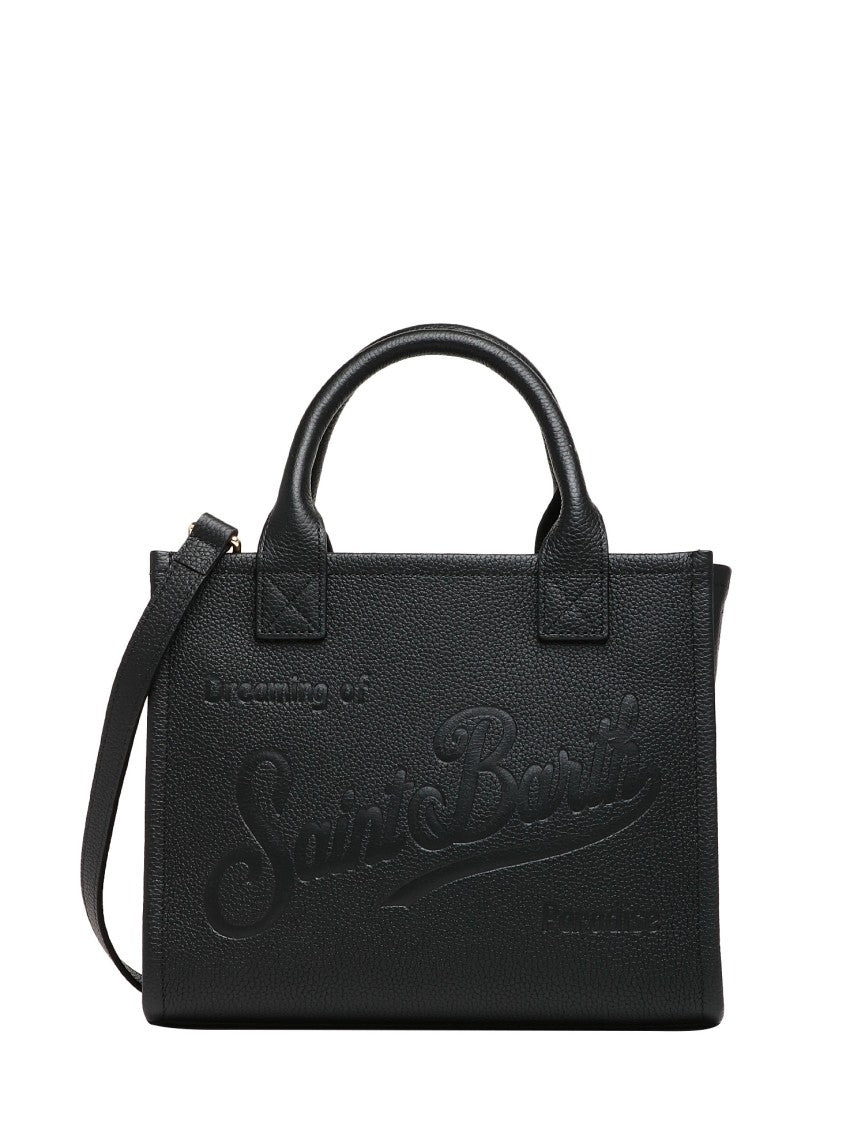 Mc2 Saint Barth Rectangular Tote Bag With Embossed Branding And Adjustable Strap