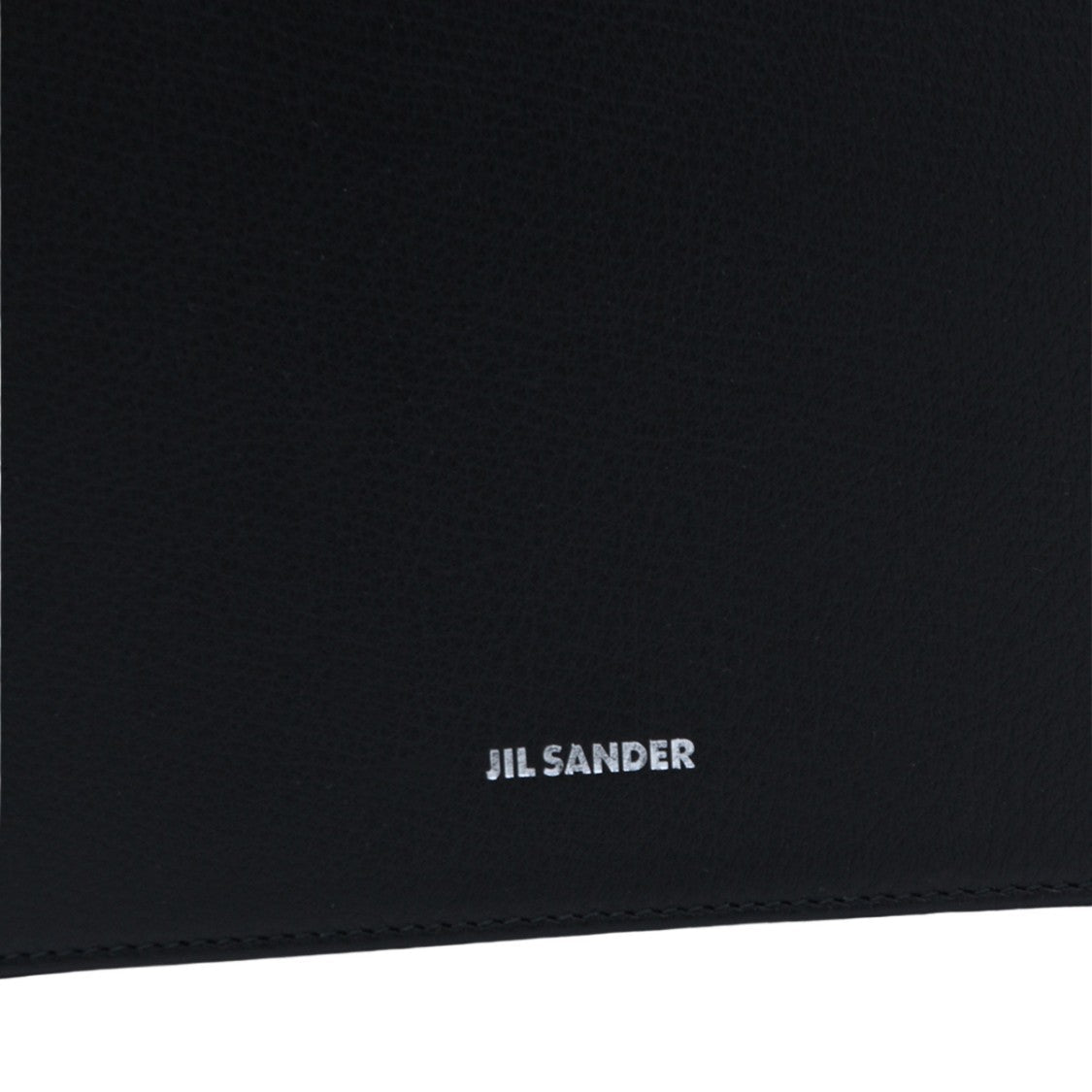 Jil Sander Rectangular Black Bag With Flap Closure And Braided Strap