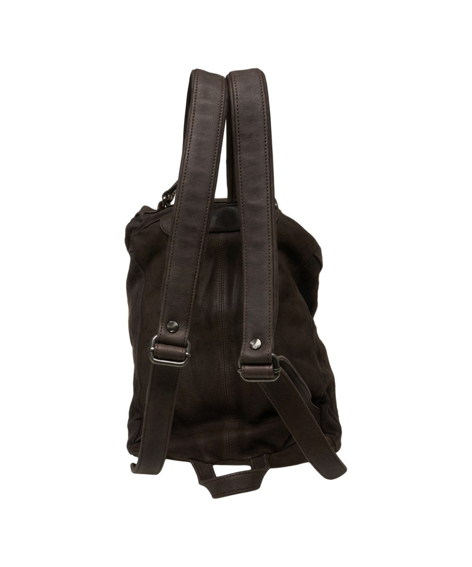 Giorgio Brato Suede Backpack With Textured Finish And Refined Craftsmanship
