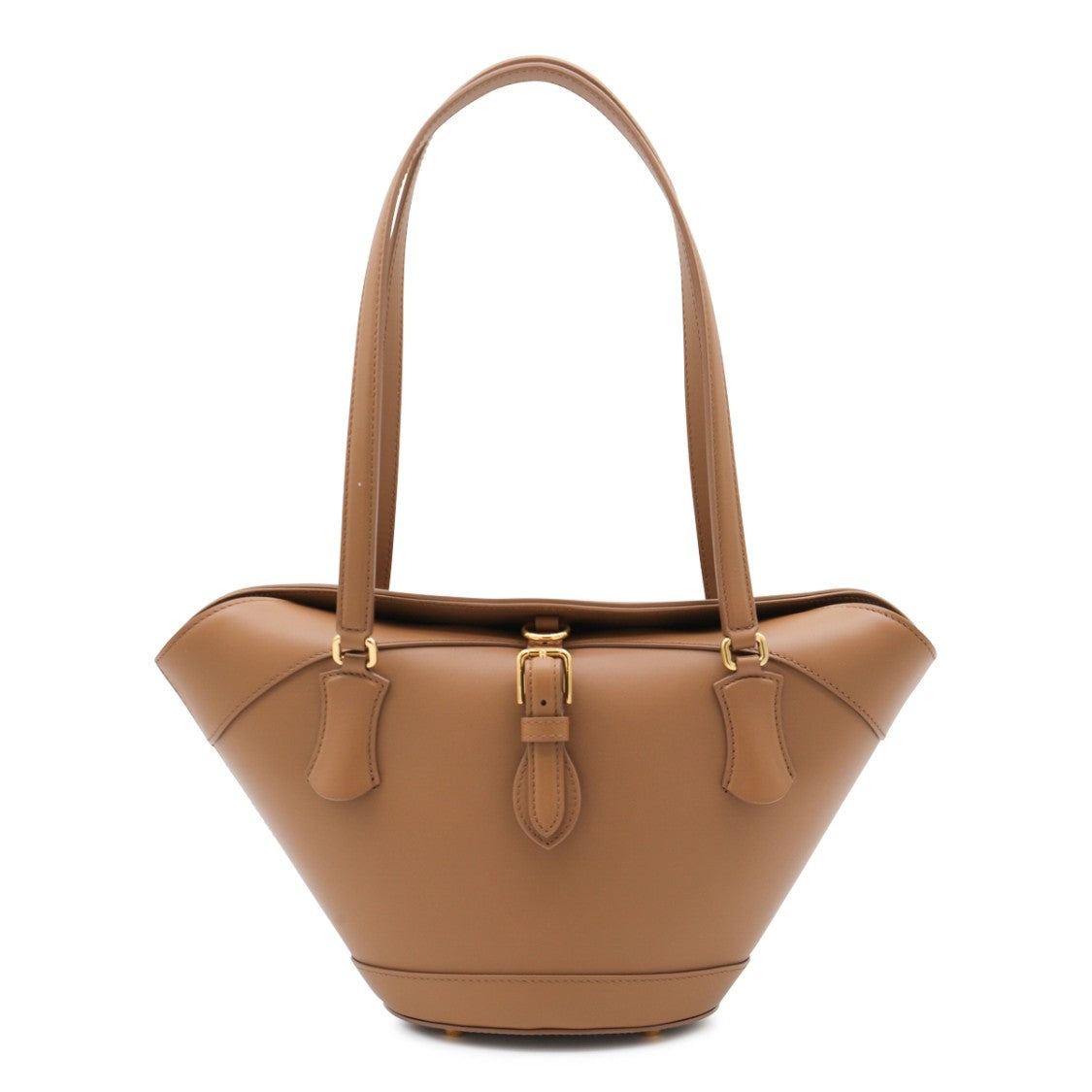 Dolce & Gabbana Brown Leather Capri Satchel
