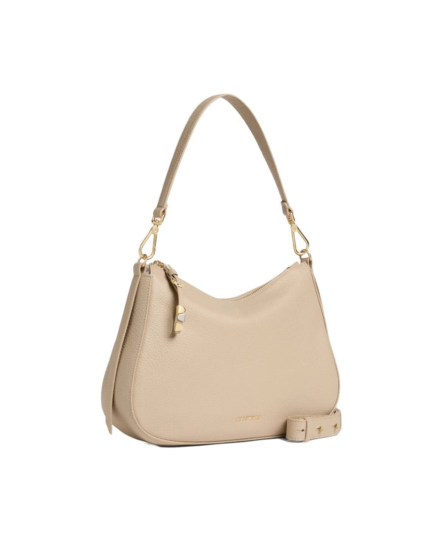 Coccinelle Nory Small Sandshell Bag