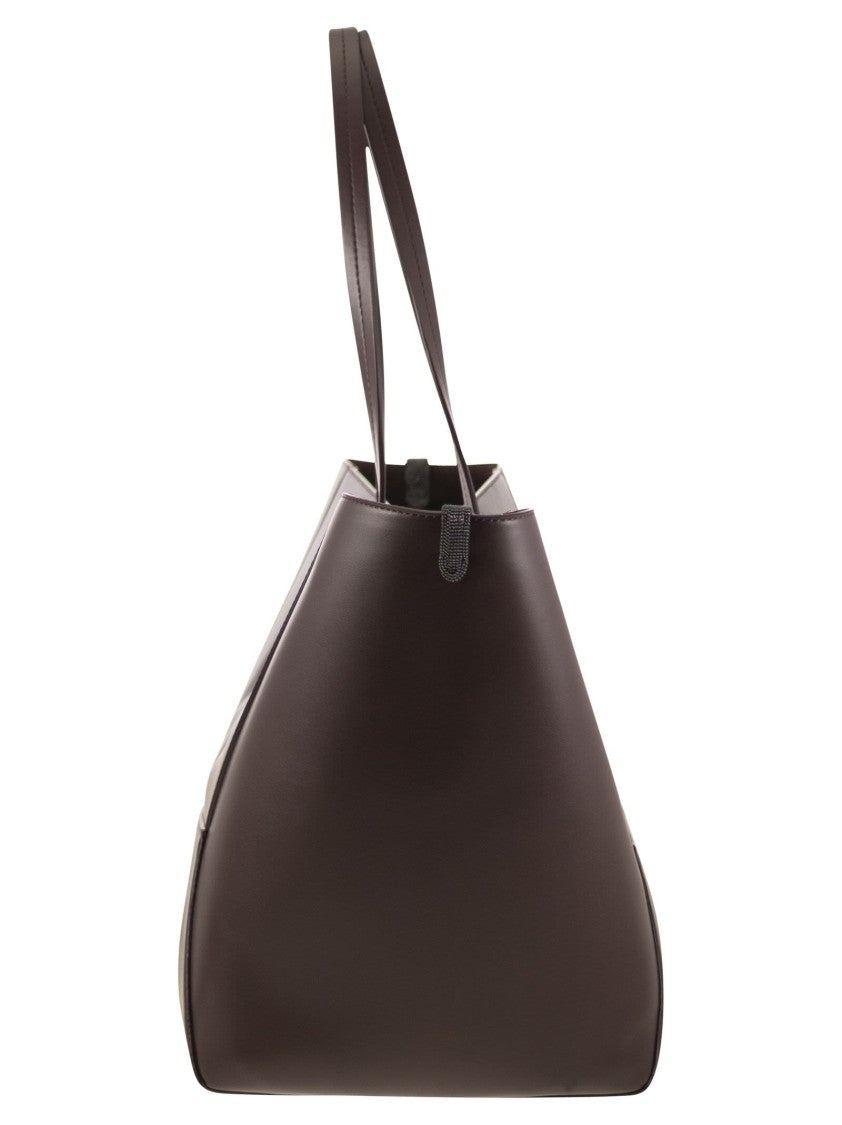 Brunello Cucinelli Bc Duo Bag In Calfskin