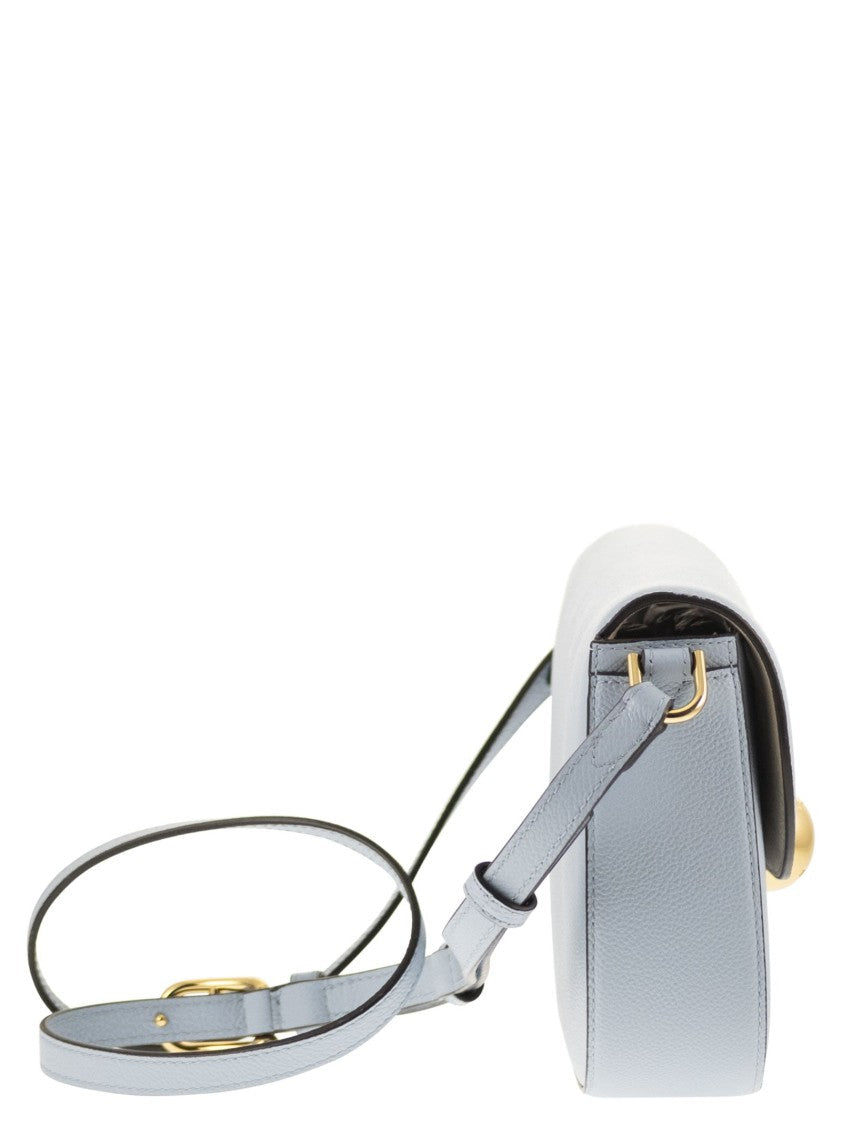 Furla Compact Saddle Design Shoulder Bag With Iconic Logo