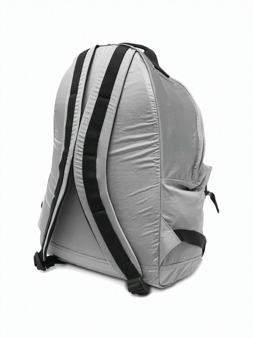 Stone Island Smooth Polyamide Silver Backpack