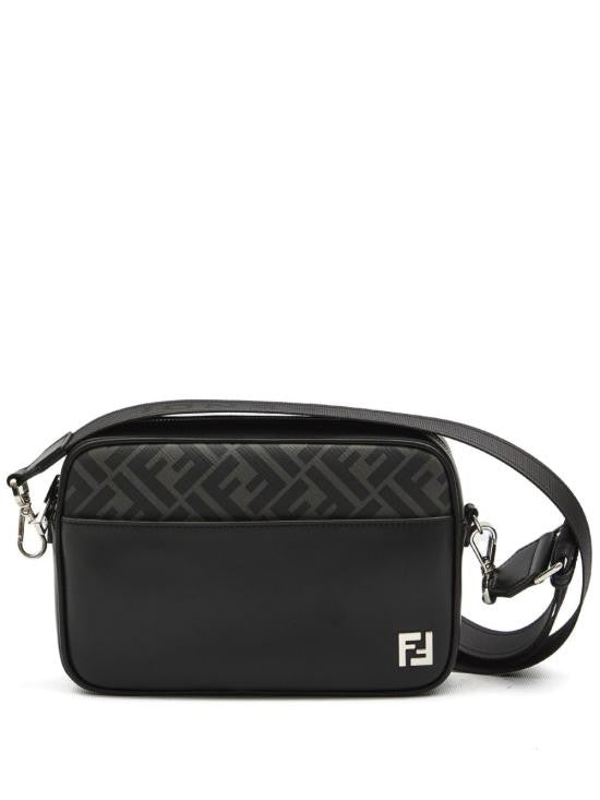 Fendi Rectangular Calf Leather Crossbody Bag