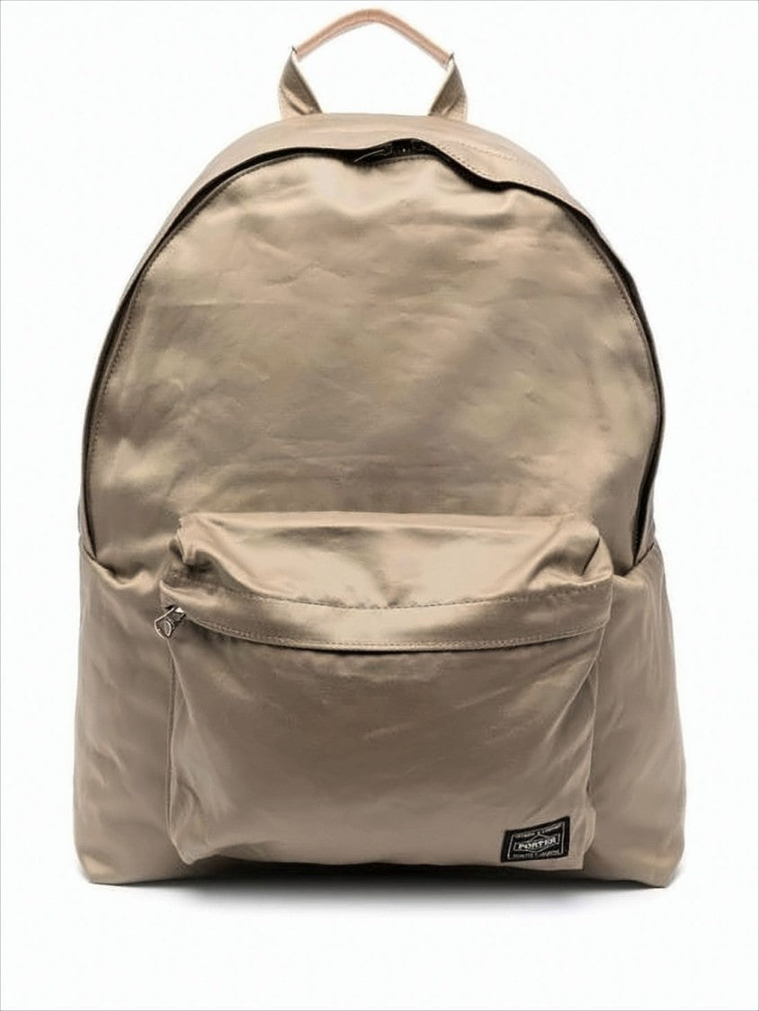 Porter Cotton Fabric Minimalist Backpack With Padded Straps