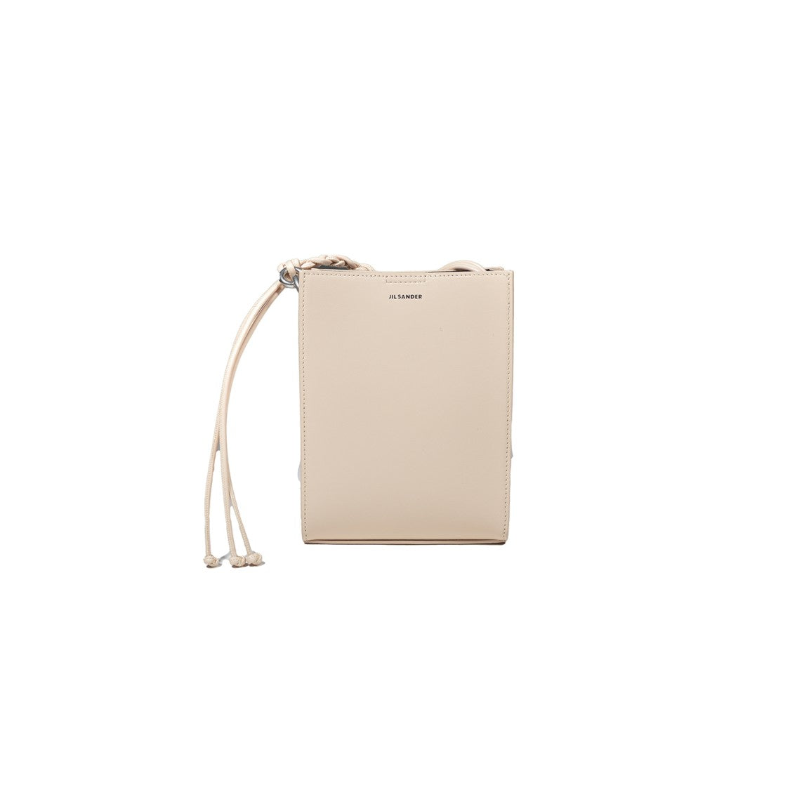 Jil Sander Tangle Rings Small Powder Leather Crossbody Bag