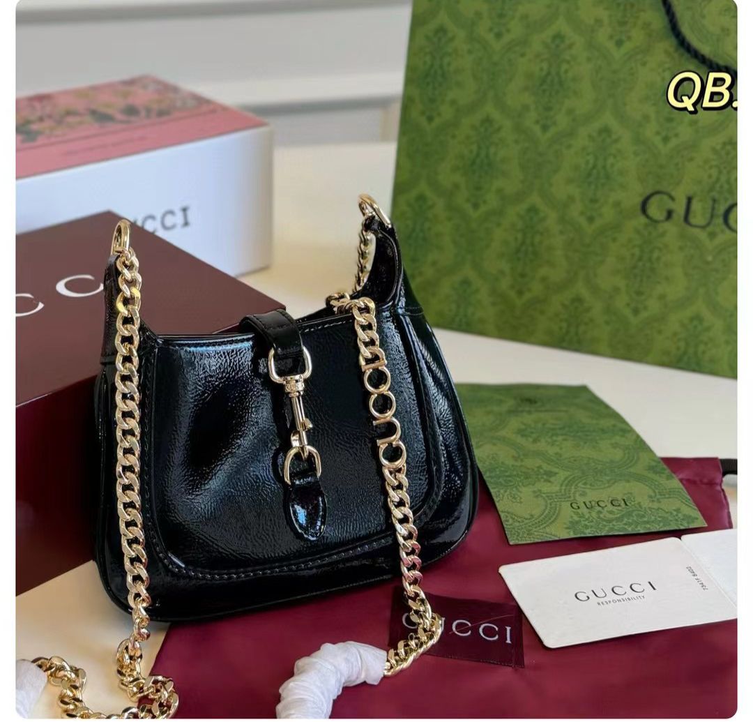 GUCCI JACKIE NOTTE MINI – Women Shoulder Bag (Black)